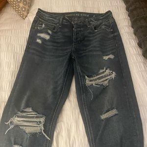 American eagle button fly boyfriend jeans